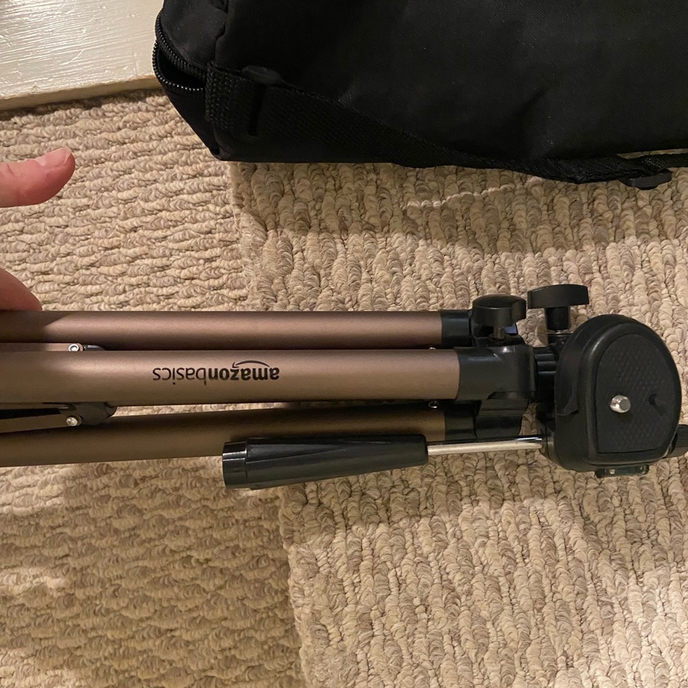 Amazon Basics Adjustable Camera Tripod